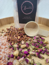 Load image into Gallery viewer, Rest &amp; Restore - Rose &amp; Sandalwood Buttermilk Botanical Bath Soak 730g
